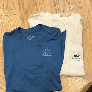 Bundle: Vineyard Vines and Southern Tide Long Sleeve Tees